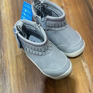 Stride Rite Gray Kids Boots